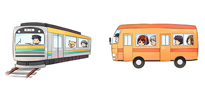 なごみ整体院　電車・バスで来られる方へ